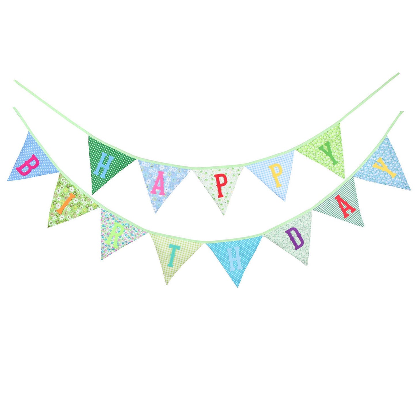 Floral Fabric banner reverseable