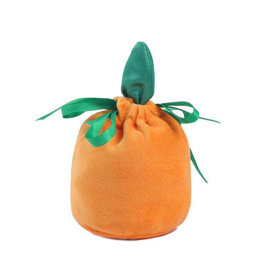 Velvet Pumpkin Pouch