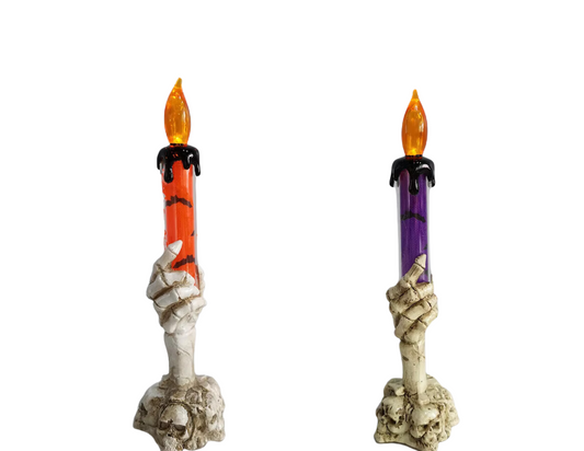 Skeleton Hand Candle