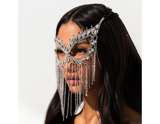 Diamante eye mask