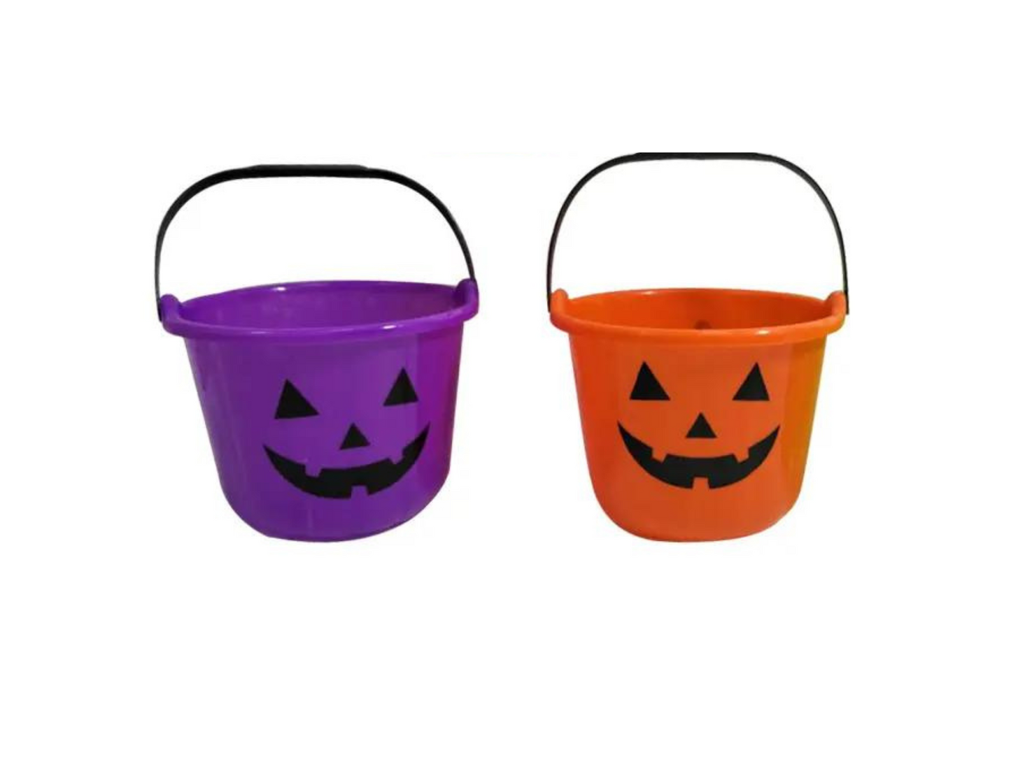 Orange And Purple Buckets