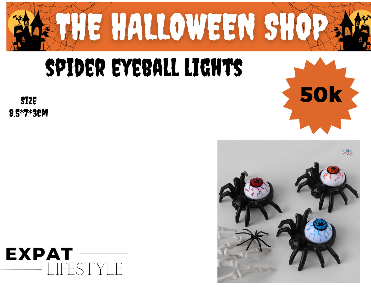 Spider eye light