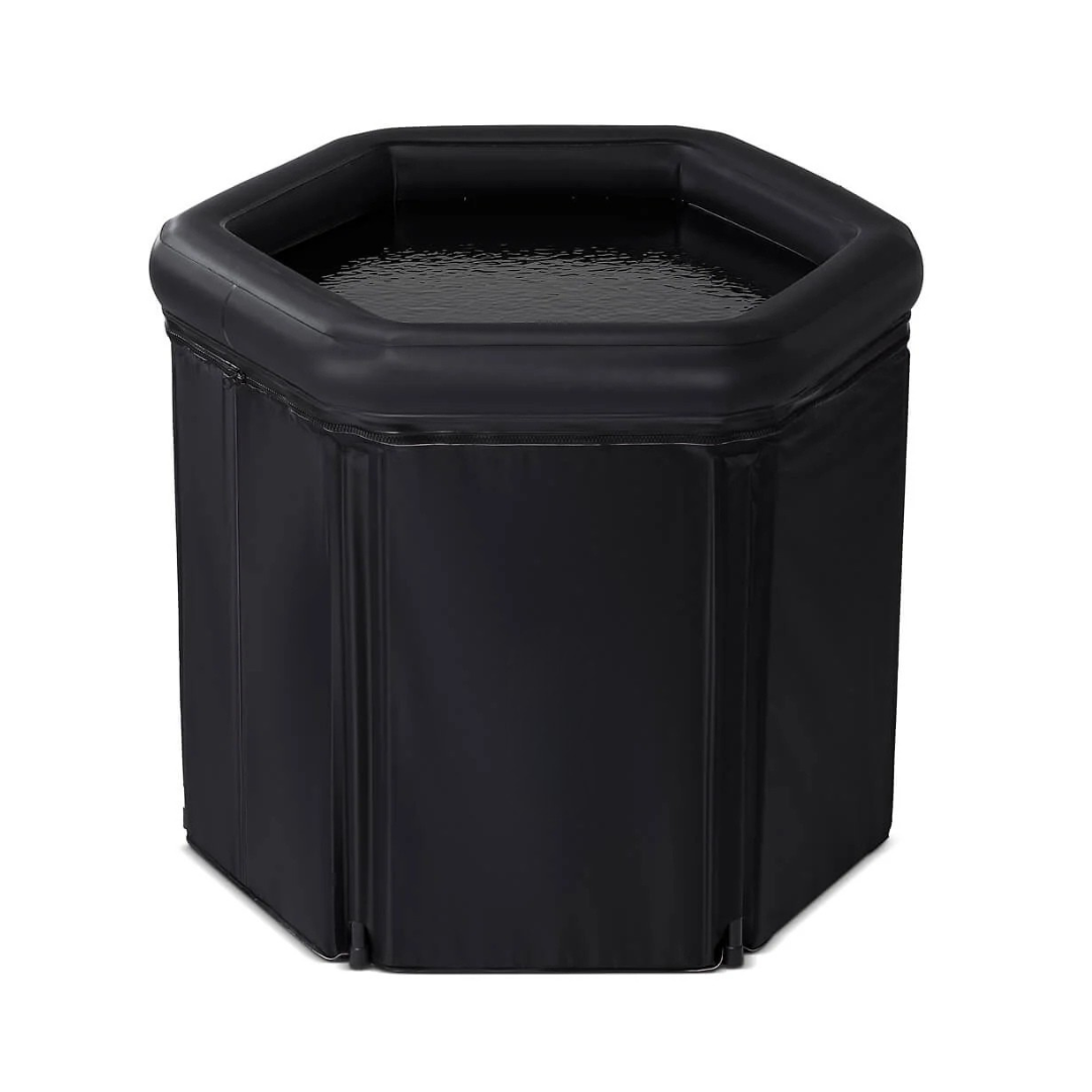 Black ice bath tub