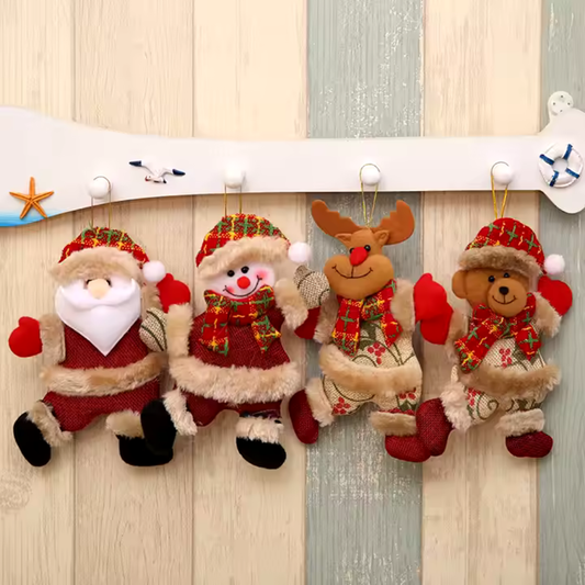 Christmas Teddy Hanging Decoration