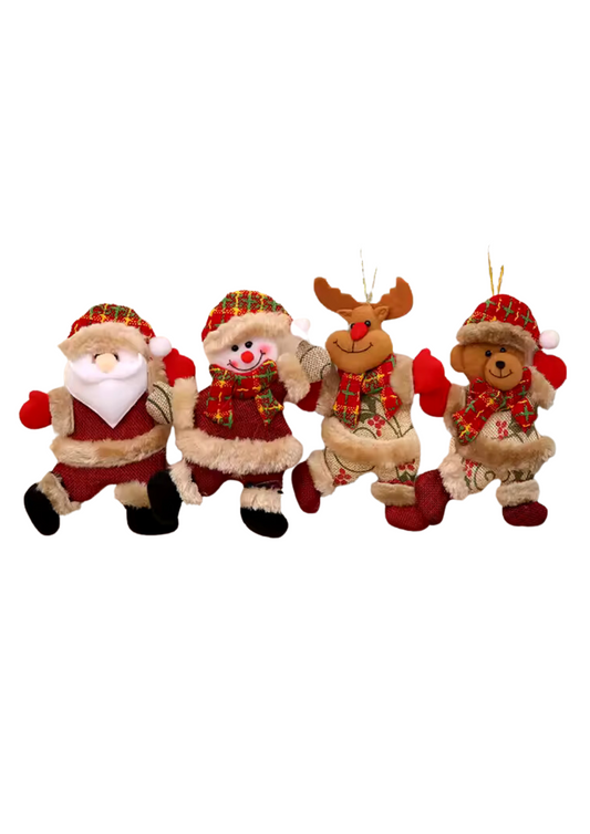 Christmas Teddy Hanging Decoration