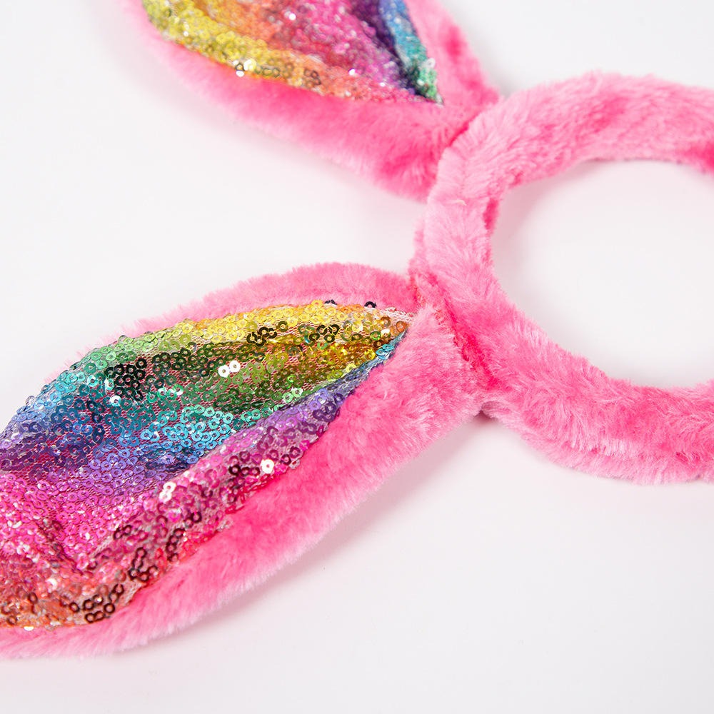 Glitter bunny headband