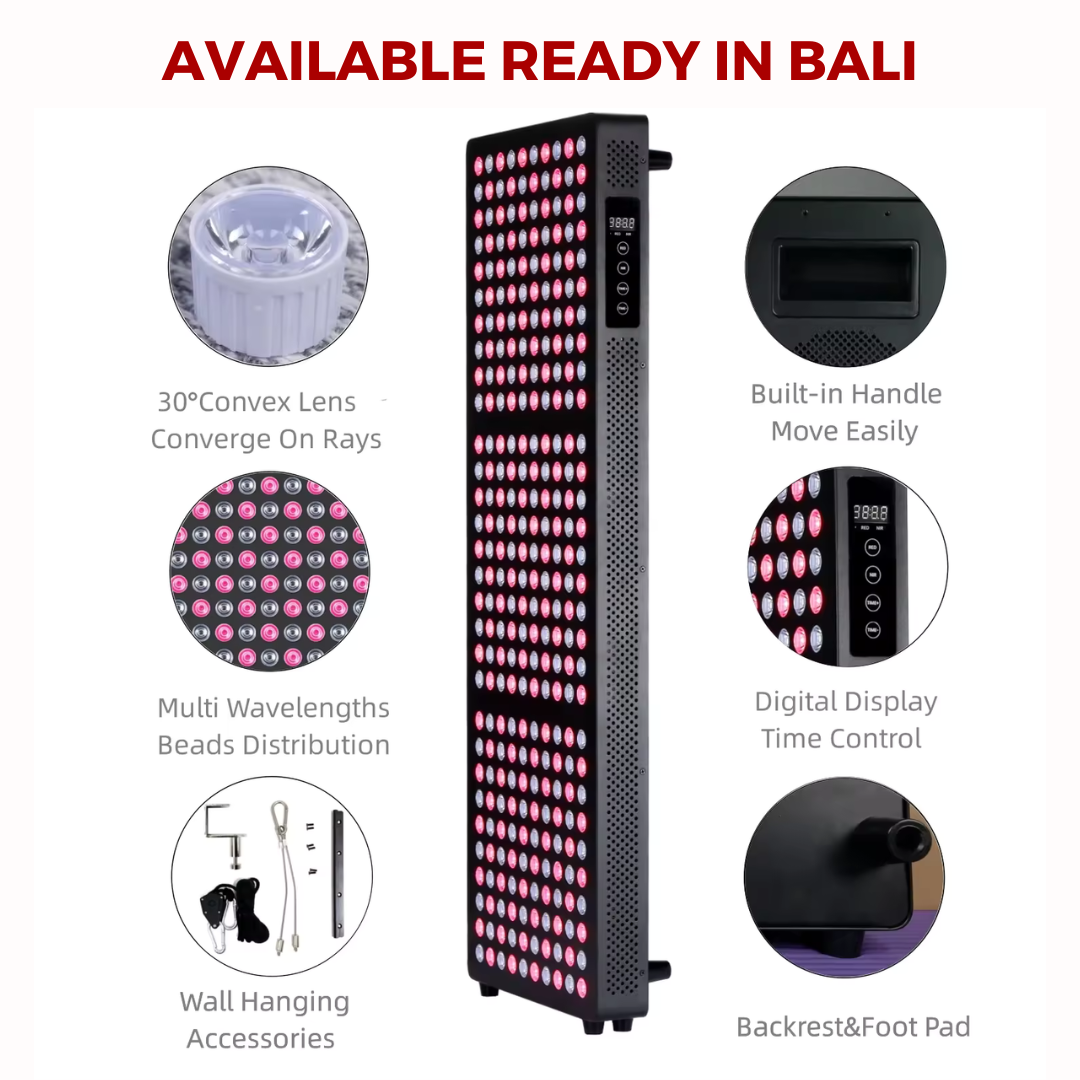 Specifications of red light therapy panels