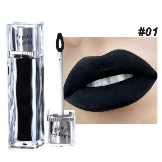 Matte lipstick waterproof Black lipstick