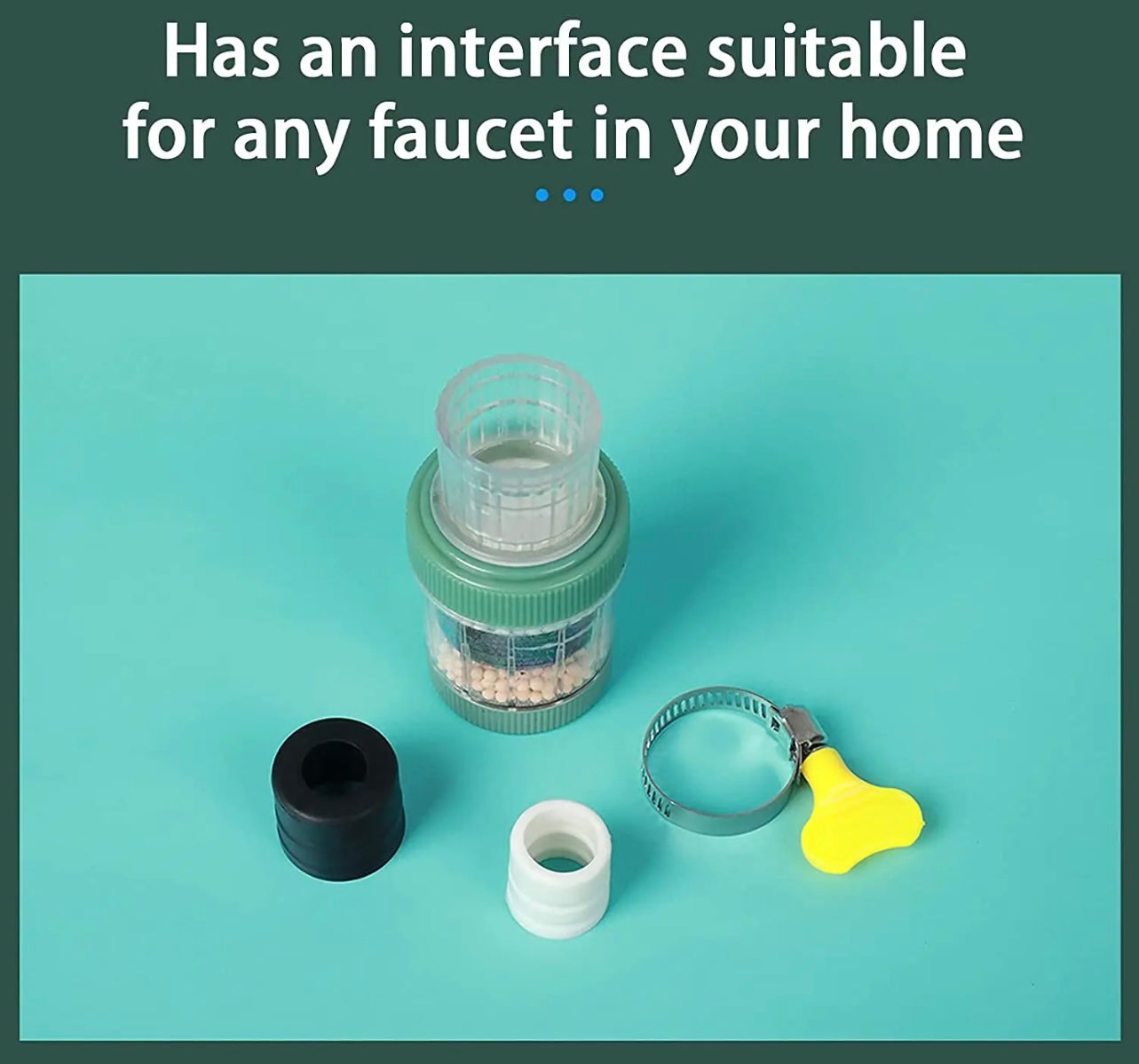 whats inside the tap water filter