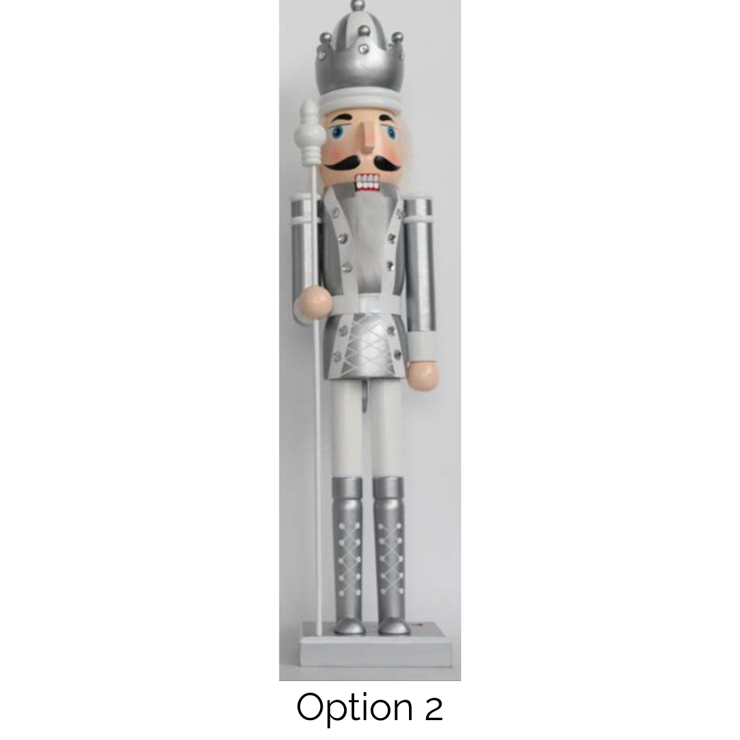 120cm Silver Nutcrackers