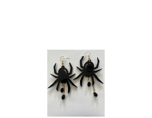 Dangling spider Earrings