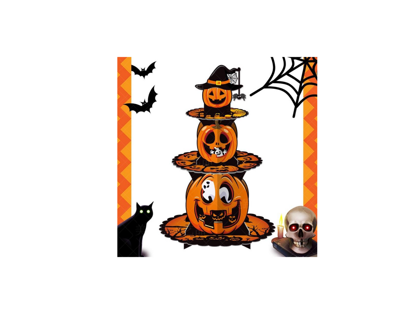 halloween cake stand