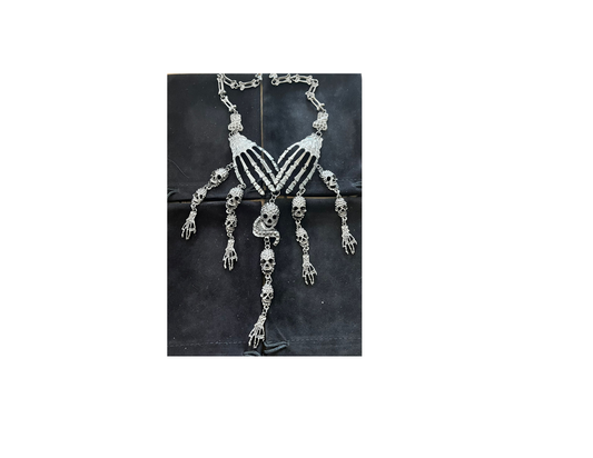 Skeleton Hands Necklace