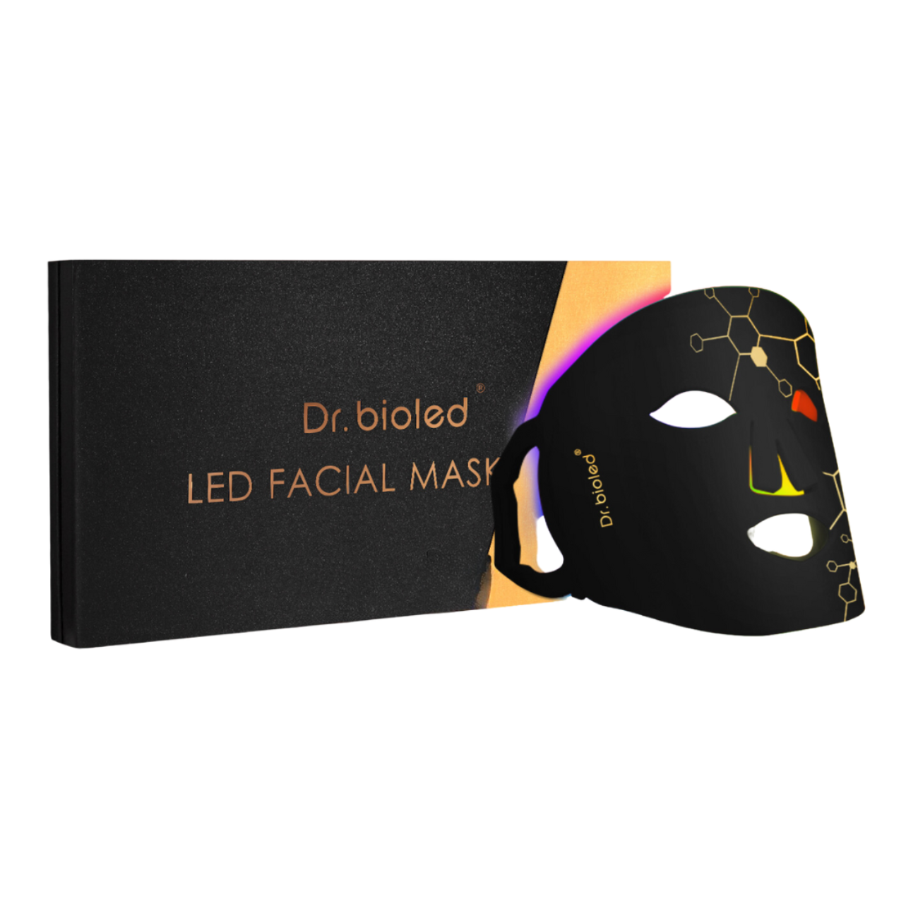 Black Led Light Therapy Face Mask