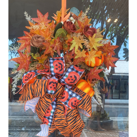Pumpkin Leaf Wreath