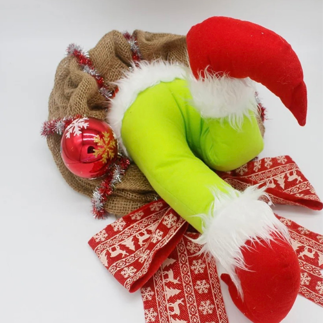Grinch Door Wreath