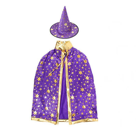 Wizard Hat And Cape