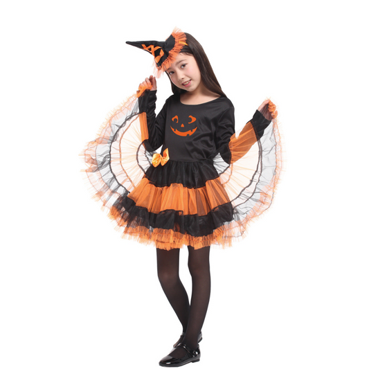 Orange Halloween Witch